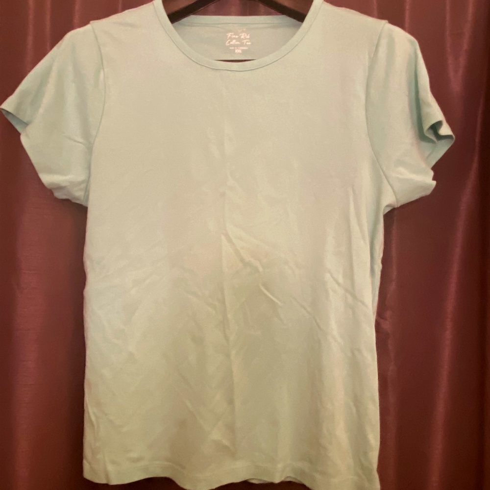 Seafoam J.Crew painters tee